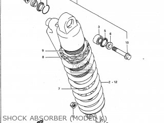 SHOCK ABSORBER (MODEL K) - RM125 1990 (L) USA (E03)