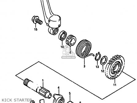 KICK STARTER - RM125 1991 (M) UNITED KINGDOM FRANCE AUSTRALIA (E02 E04 E24)