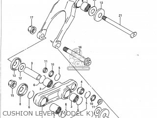 CUSHION LEVER (MODEL K) - RM125 1991 (M) USA (E03)