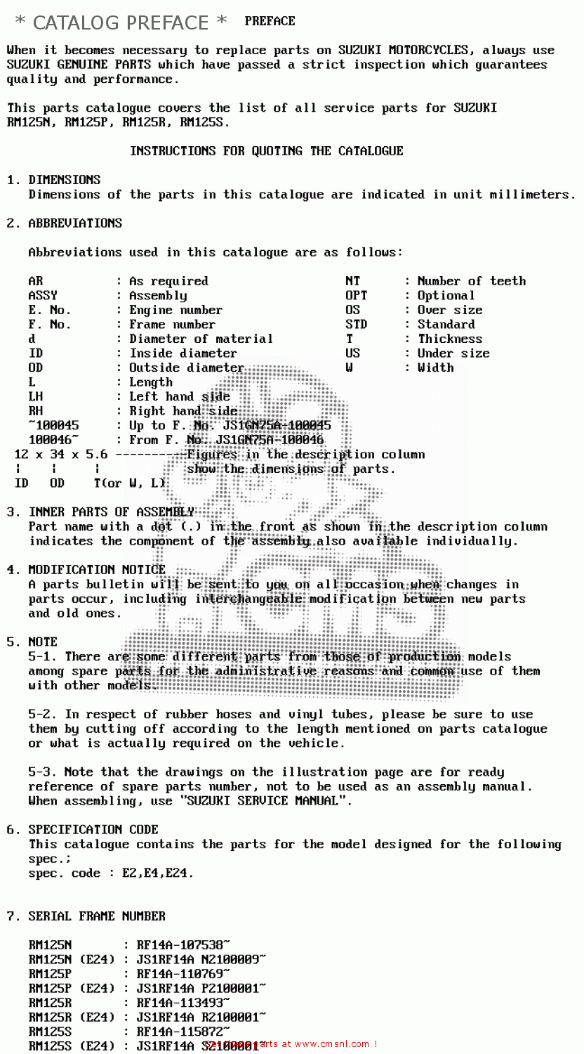 * CATALOG PREFACE * RM125 1992 (N) UNITED KINGDOM FRANCE AUSTRALIA (E02 E04 E24)