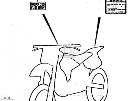 LABEL - RM125 1992 (N) UNITED KINGDOM FRANCE AUSTRALIA (E02 E04 E24)