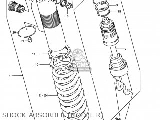 SHOCK ABSORBER (MODEL R) - RM125 1992 (N) USA (E03)