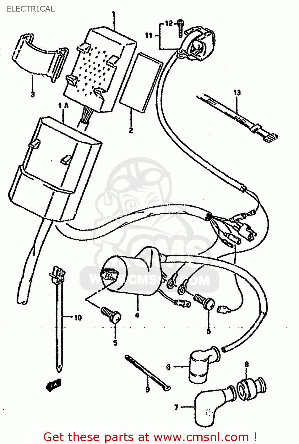 ELECTRICAL RM125 1993 (P) UNITED KINGDOM FRANCE AUSTRALIA (E02 E04 E24)