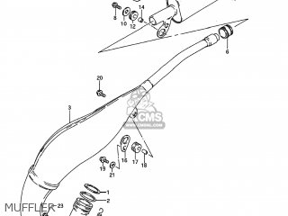 MUFFLER - RM125 1993 (P) USA (E03)