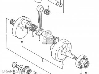 CRANKSHAFT - RM125 1994 (R) USA (E03)