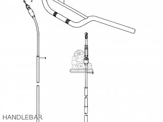 HANDLEBAR - RM125 1994 (R) USA (E03)