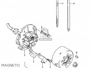 MAGNETO - RM125 1994 (R) USA (E03)