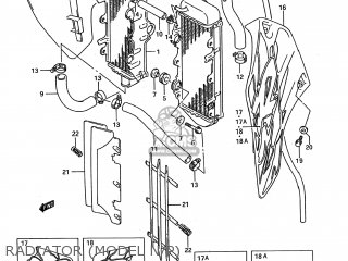 RADIATOR (MODEL N/P) - RM125 1994 (R) USA (E03)