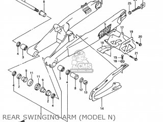 REAR SWINGING ARM (MODEL N) - RM125 1994 (R) USA (E03)
