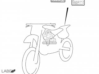 LABEL - RM125 1995 (S) USA (E03)