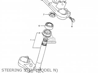 STEERING STEM (MODEL N) - RM125 1995 (S) USA (E03)