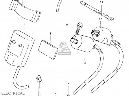 ELECTRICAL - RM125 1996 (T) UNITED KINGDOM FRANCE AUSTRALIA (E02 E04 E24)