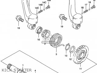KICK STARTER - RM125 1996 (T) USA (E03)
