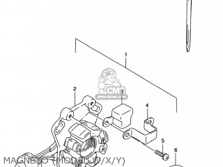 MAGNETO (MODEL W/X/Y) - RM125 1996 (T) USA (E03)