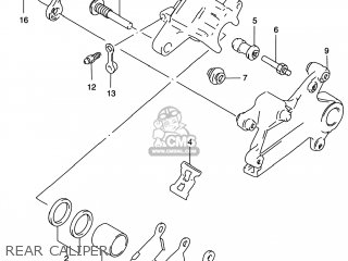 REAR CALIPER - RM125 1996 (T) USA (E03)