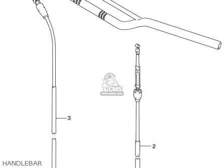 HANDLEBAR - RM125 1996 (T) USA (E03)
