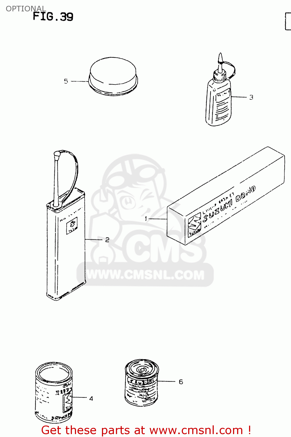 OPTIONAL RM125 1998 (W) (E02 E04 E24 E37)