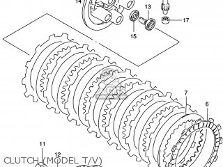 CLUTCH (MODEL T/V) - RM125 2000 (Y) USA (E03)