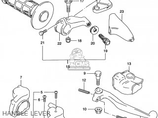 HANDLE LEVER - RM125 2000 (Y) USA (E03)