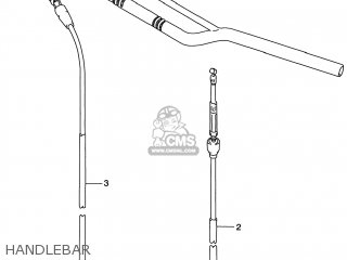 HANDLEBAR - RM125 2000 (Y) USA (E03)