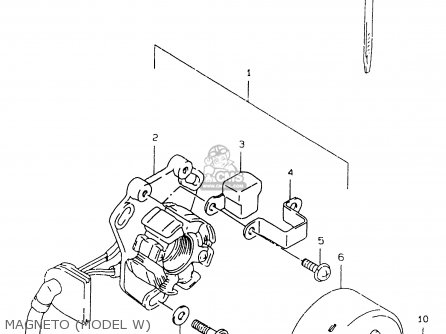MAGNETO (MODEL W) - RM125 2000 (Y)