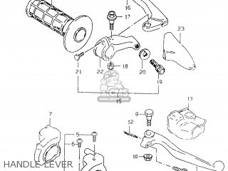 HANDLE LEVER - RM125 2000 (Y)