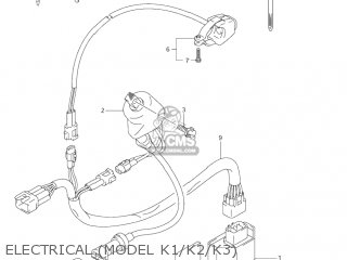 ELECTRICAL (MODEL K1/K2/K3) - RM125 2003 (K3) USA (E03)