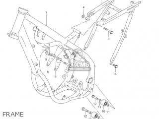 FRAME - RM125 2004 (K4) USA (E03)