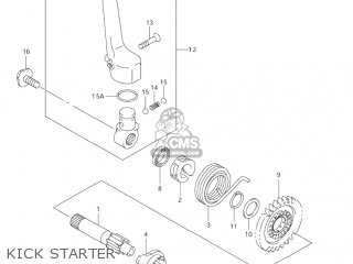 KICK STARTER - RM125 2004 (K4) USA (E03)
