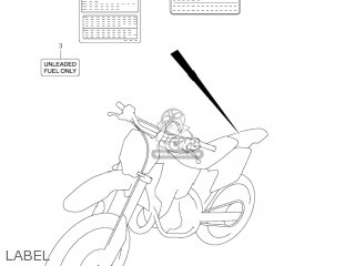 LABEL - RM125 2005 (K5) USA (E03)