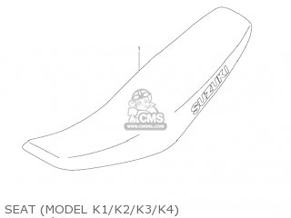 SEAT (MODEL K1/K2/K3/K4) - RM125 2005 (K5) USA (E03)