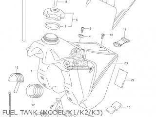 FUEL TANK (MODEL K1/K2/K3) - RM125 2006 (K6) USA (E03)