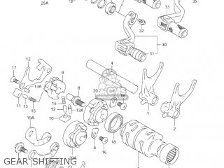 GEAR SHIFTING - RM125 2006 (K6) USA (E03)