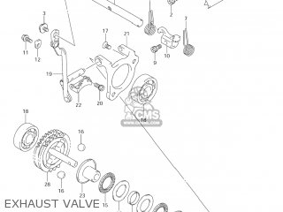 EXHAUST VALVE - RM125 2007 (K7) USA (E03)