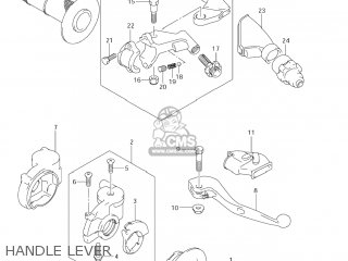 HANDLE LEVER - RM125 2007 (K7) USA (E03)