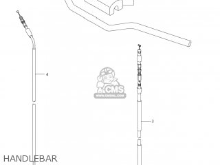 HANDLEBAR - RM125 2007 (K7) USA (E03)