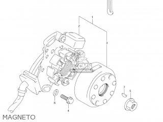 MAGNETO - RM125 2007 (K7) USA (E03)