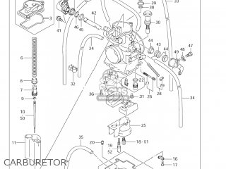 CARBURETOR - RM125 2008 (K8) USA (E03)