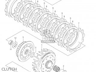 CLUTCH - RM125 2008 (K8) USA (E03)
