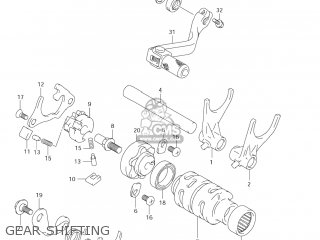 GEAR SHIFTING - RM125 2008 (K8) USA (E03)