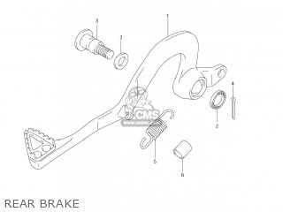 REAR BRAKE - RM125 2008 (K8) USA (E03)