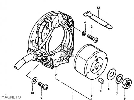 MAGNETO - RM125 RM125 1979 1980 (N T)