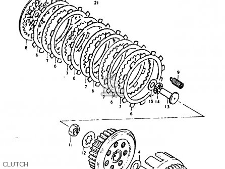 CLUTCH - RM125 RM125 1979 1980 (N T)