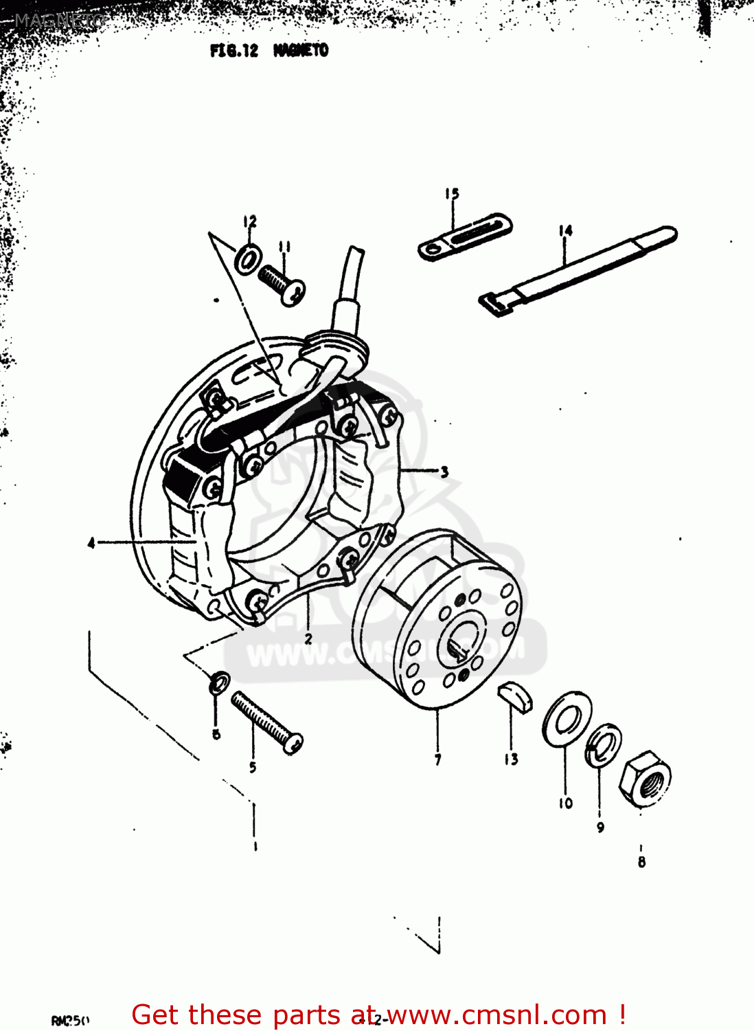 MAGNETO RM250 1978 (C) USA (E03)