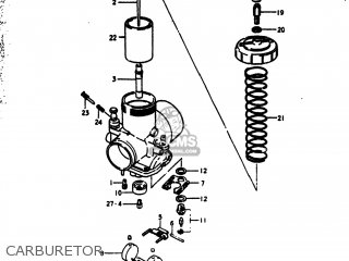 CARBURETOR - RM250 1978 (C) USA (E03)