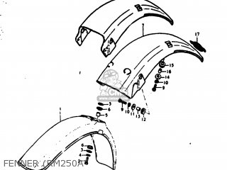 FENNER (RM250A - RM250 1978 (C) USA (E03)