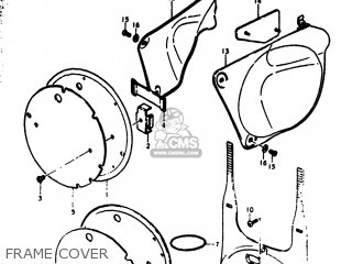 FRAME COVER - RM250 1978 (C) USA (E03)