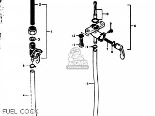 FUEL COCK - RM250 1978 (C) USA (E03)