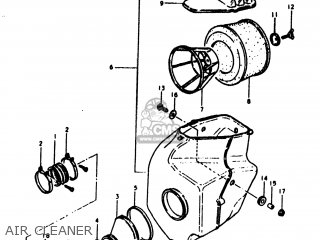 AIR CLEANER - RM250 1979 (N) USA (E03)