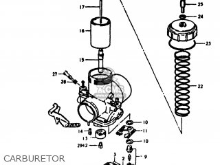 CARBURETOR - RM250 1979 (N) USA (E03)